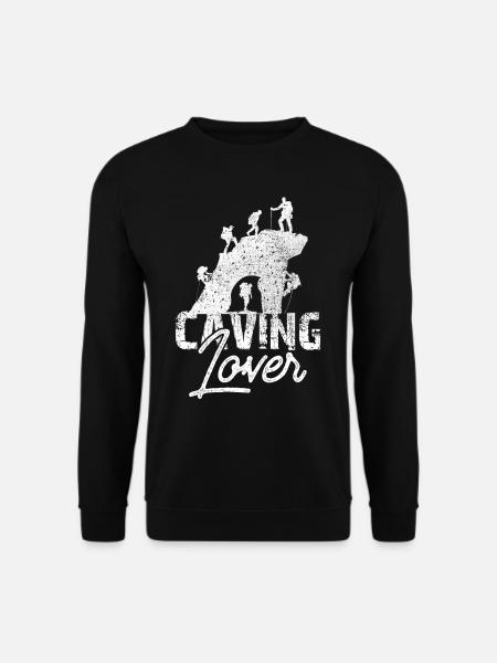Cave Lovers Cave Caving Cave Hiking Cave - Unisex Sweatshirt - black