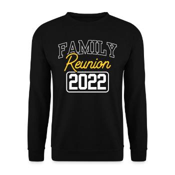 Réunion de famille 2022 Équipe de famille Süß - Sweat-shirt Unisexe - noir - Devant - Alina (178cm) & Michal (187cm)