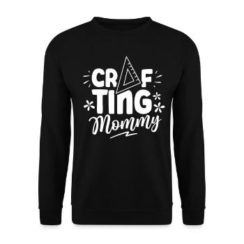 Craft Mom Mother Crafts Hobbyist - Unisex Sweatshirt - black - Front - Alina (178cm) & Michal (187cm)