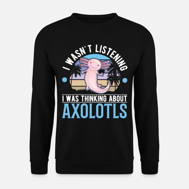 Axolotl Gift Tail Lurch - Unisex Sweatshirt - black