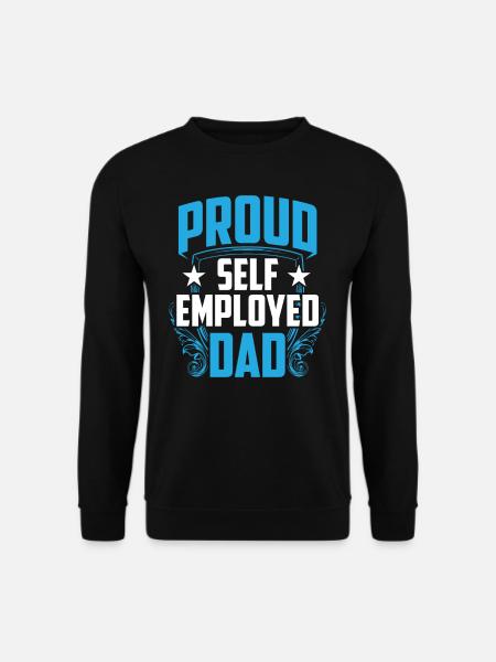 Proud Self-employed father Self-employed - Unisex Sweatshirt - black