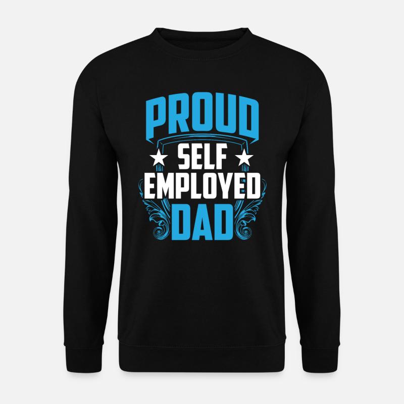 Stolzer Selbständiger Vater Selbstständig - Unisex Pullover - Schwarz
