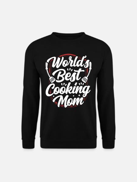 Beste Kochende Mutter Der Welt Koch Mama Kochen - Unisex Pullover - Schwarz