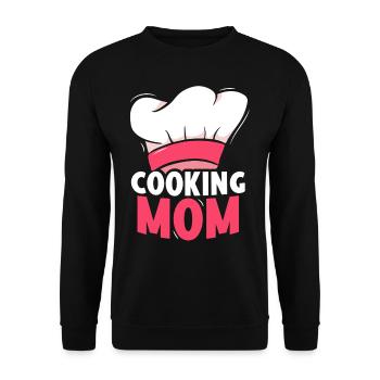 Cooking Mom Cook Cooking Mom Cook - Unisex Sweatshirt - black - Front - Alina (178cm) & Michal (187cm)