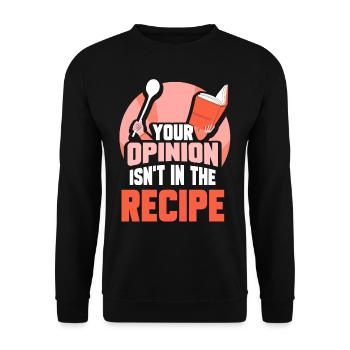 Your opinion is not included in the recipe Mama - Unisex Sweatshirt - black - Front - Alina (178cm) & Michal (187cm)