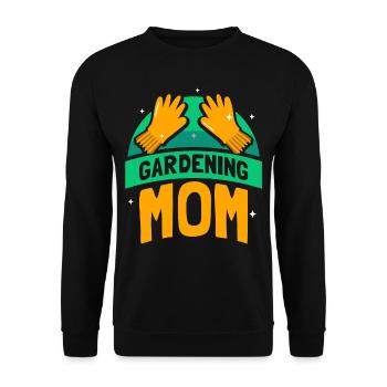 Jardin Mama Mère Jardinier Horticulture - Sweat-shirt Unisexe - noir - Devant - Alina (178cm) & Michal (187cm)