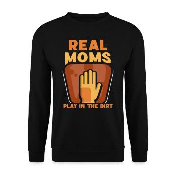 Les vraies mères jouent dans la terre Mère Jardin Maman - Sweat-shirt Unisexe - noir - Devant - Alina (178cm) & Michal (187cm)