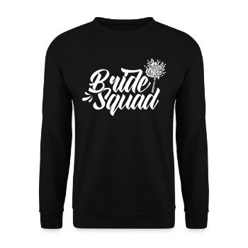 Bride Team Party Mariées Mariage - Sweat-shirt Unisexe - noir - Devant - Alina (178cm) & Michal (187cm)