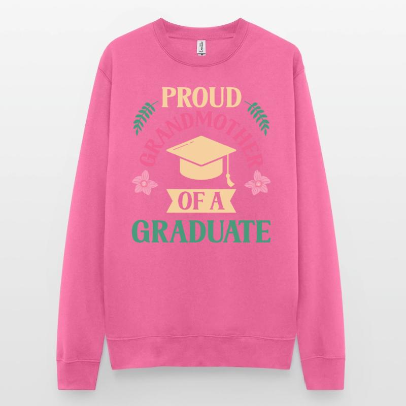 Stolze Großmutter Eines Absolventen Absolvent Unisex Pullover