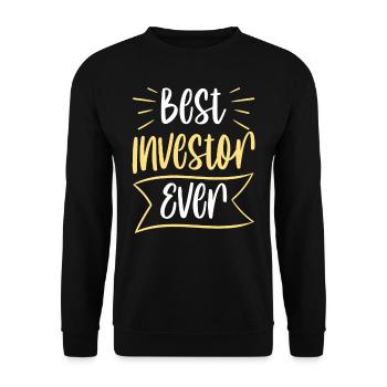 Bester Investor Aller Zeiten Investieren Anleger - Unisex Pullover - Schwarz - Vorne - Alina (178cm) & Michal (187cm)