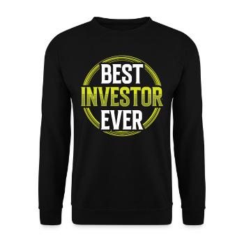 Bester Investor Aller Zeiten Investieren Anleger - Unisex Pullover - Schwarz - Vorne - Alina (178cm) & Michal (187cm)