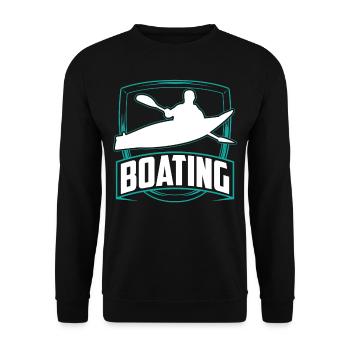 Bateau Kayak Yacht Voilier Bateau Bateau - Sweat-shirt Unisexe - noir - Devant - Alina (178cm) & Michal (187cm)
