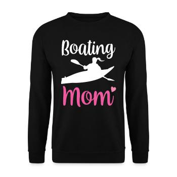 Navigation de plaisance Maman Kayak Bateau Bateau Yacht Voilier - Sweat-shirt Unisexe - noir - Devant - Alina (178cm) & Michal (187cm)