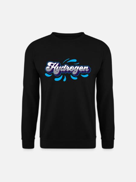Hydrogène Hydrogène Élément d’énergie - Sweat-shirt Unisexe - noir