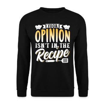 Your opinion is not included in the recipe Mama - Unisex Sweatshirt - black - Front - Alina (178cm) & Michal (187cm)