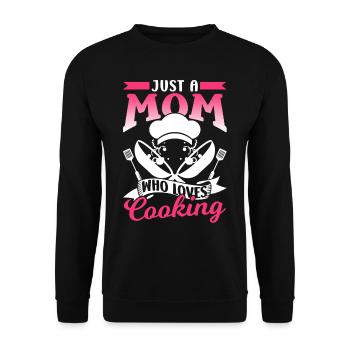 Juste une mère qui aime cuisiner Cook Mom - Sweat-shirt Unisexe - noir - Devant - Alina (178cm) & Michal (187cm)