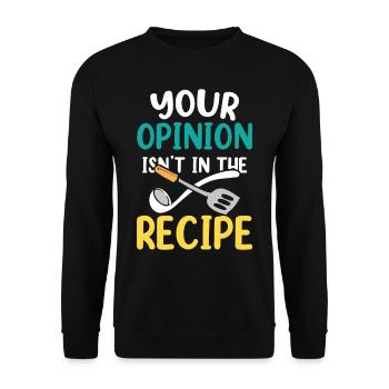 Your opinion is not included in the recipe Mama - Unisex Sweatshirt - black - Front - Alina (178cm) & Michal (187cm)