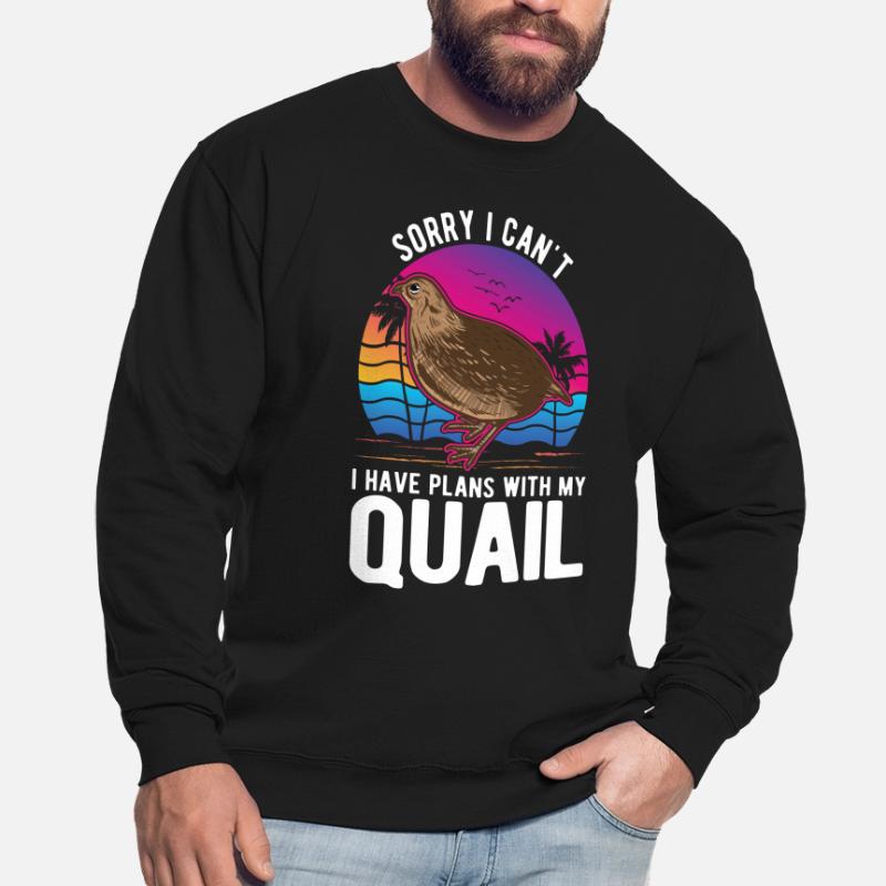 Cadeau de caille Élevage de cailles Élevage de cailles Sweat-shirt Unisexe