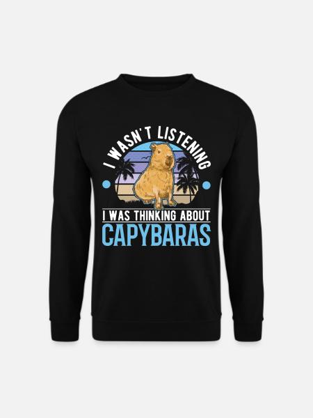 Capybara Cadeau Capybara - Sweat-shirt Unisexe - noir