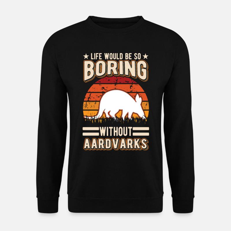 Erdferkel Geschenk Aardvark - Sweat-shirt Unisexe - noir