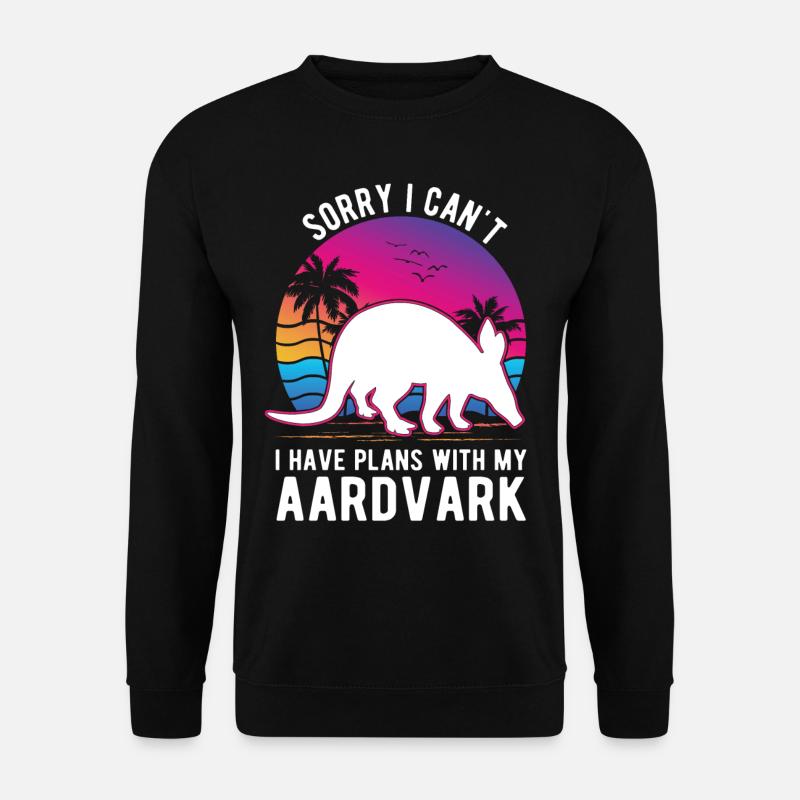 Erdferkel Geschenk Aardvark - Unisex Sweatshirt - black