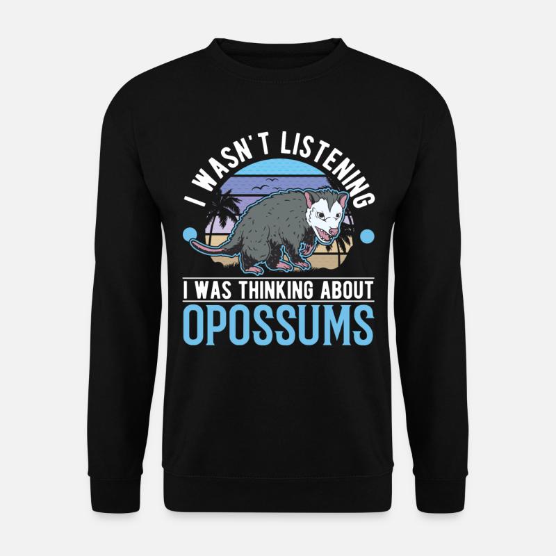 Opossum Possum Pouch Rat - Unisex Sweatshirt - black