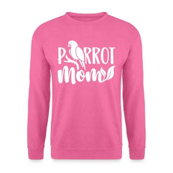 Parrot Mama Pet Animal Parrots Doux - Sweat-shirt Unisexe - rose - Devant