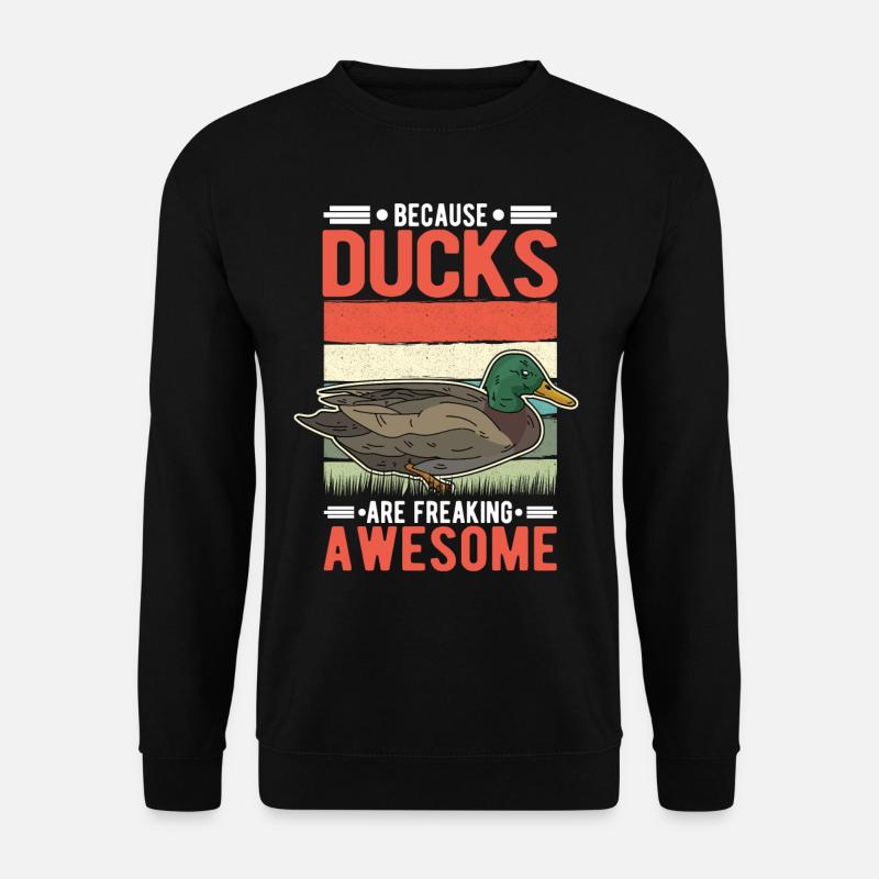 Duck Gift Duck Breeder - Unisex Sweatshirt - black