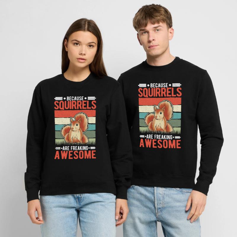 Squirrel Gift Squirrel Grey Squirrel Unisex Sweatshirt