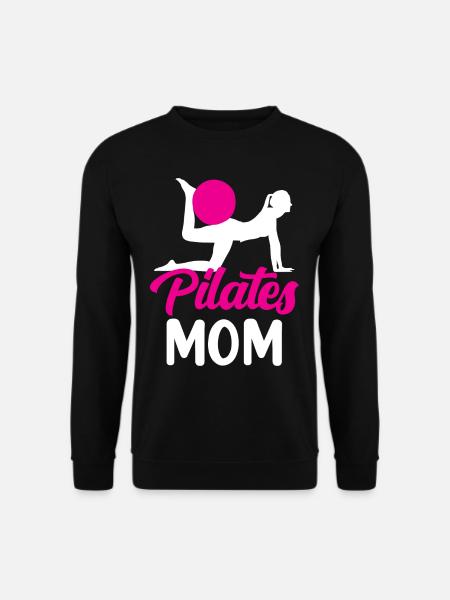 Pilates Mama Mami Mother Lover - Unisex Sweatshirt - black
