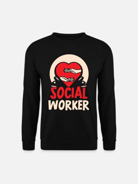 Travailleur social Travailleur social Profession de travailleur social - Sweat-shirt Unisexe - noir