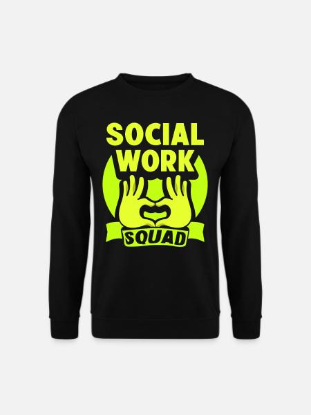 Team Sozialarbeit Sozialarbeiter Soziale Arbeit - Unisex Pullover - Schwarz