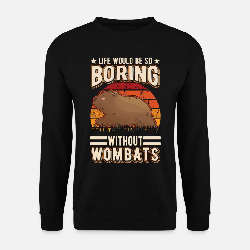 Australian Wombat - Unisex Sweatshirt - black