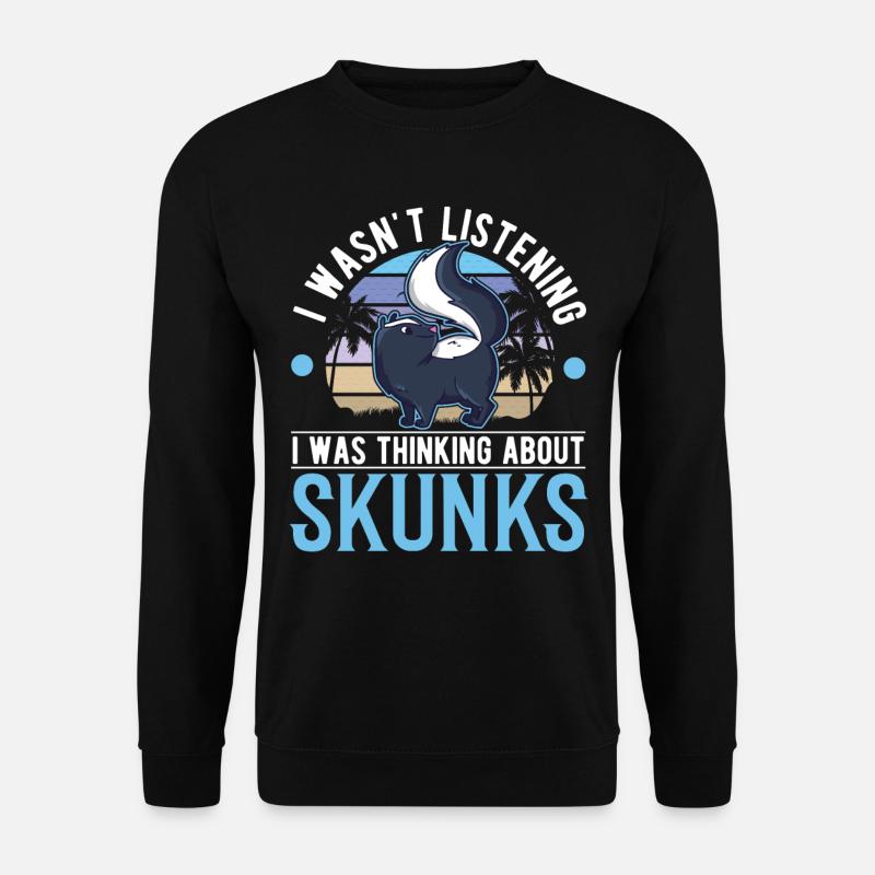 Skunk Gift Skunk - Unisex Sweatshirt - black