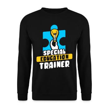 Formateur en éducation de l’enfance en difficulté Enseignant en éducation de l’enfance en difficulté - Sweat-shirt Unisexe - noir - Devant - Alina (178cm) & Michal (187cm)