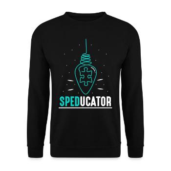 Enseignant spéducateur Éducation de l’enfance en difficulté Éducation de l’enfance en difficulté - Sweat-shirt Unisexe - noir - Devant - Alina (178cm) & Michal (187cm)
