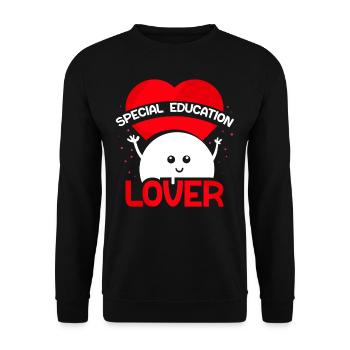 Amoureux de l’enfance en difficulté Enseignant en éducation de l’enfance en difficulté - Sweat-shirt Unisexe - noir - Devant - Alina (178cm) & Michal (187cm)