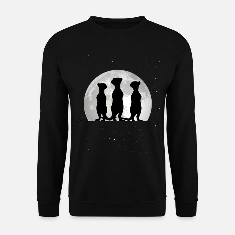 Suricate Lune Suricate - Sweat-shirt Unisexe - noir