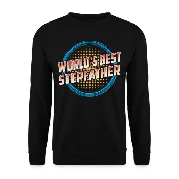 Le meilleur beau-père du monde Beau-père Stepdad - Sweat-shirt Unisexe - noir - Devant - Alina (178cm) & Michal (187cm)