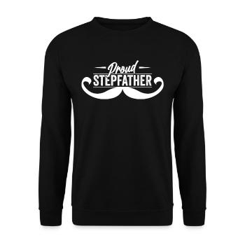 Fier beau-père Beau-père Beau-père Fête des pères - Sweat-shirt Unisexe - noir - Devant - Alina (178cm) & Michal (187cm)