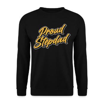 Fier beau-père Beau-père Beau-père Beau-père Fête des pères - Sweat-shirt Unisexe - noir - Devant - Alina (178cm) & Michal (187cm)