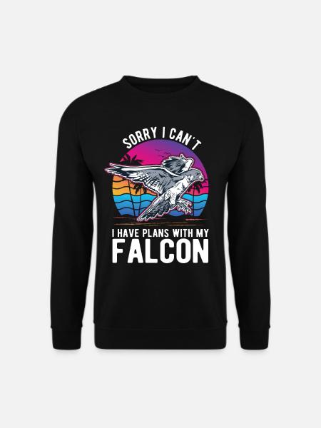 Falconer Cadeau Fauconnerner Fauconnernière - Sweat-shirt Unisexe - noir