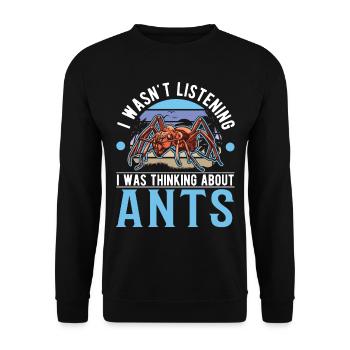 Ants Ant Farm Anthill Fire Ants - Unisex Sweatshirt - black - Front - Alina (178cm) & Michal (187cm)