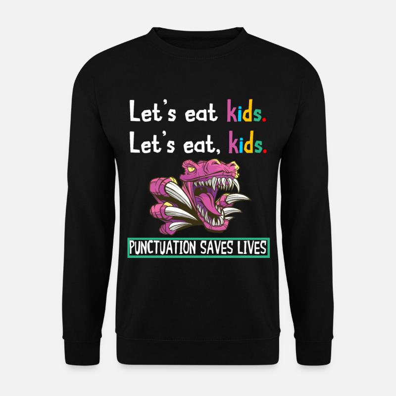Grammatik Englischlehrer Englisch Sprache Lernen - Unisex Pullover - Schwarz