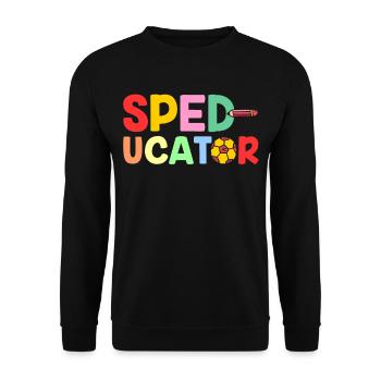 Sped-Ucator Profession Éducation spéciale Éducation spéciale - Sweat-shirt Unisexe - noir - Devant - Alina (178cm) & Michal (187cm)
