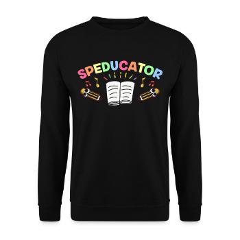 Enseignant spéducateur Éducation de l’enfance en difficulté Éducation de l’enfance en difficulté - Sweat-shirt Unisexe - noir - Devant - Alina (178cm) & Michal (187cm)
