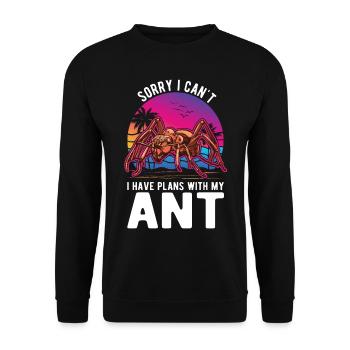 Ants Ant Farm Anthill Fire Ants - Unisex Sweatshirt - black - Front - Alina (178cm) & Michal (187cm)