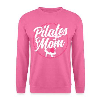 Pilates Mama Mami Mère Amante - Sweat-shirt Unisexe - rose - Devant