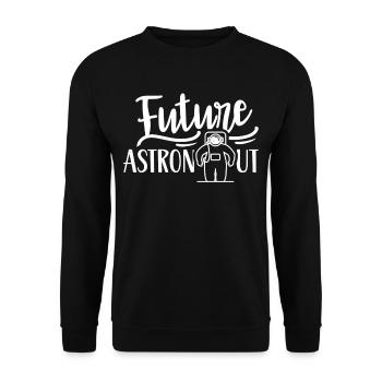 Fusée d’astronomie spatiale du futur astronaute - Sweat-shirt Unisexe - noir - Devant - Alina (178cm) & Michal (187cm)