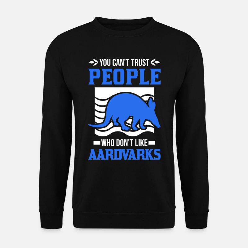 Erdferkel Geschenk Aardvark - Unisex Sweatshirt - black